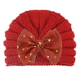 thumbnail image 1 of Otqutp Toddler Yoga Hat Baby Kids Boys Girls Beanie Bowknot Elastics Turban Hat Children Cap for 0 to 3 Years, 1 of 1