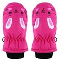 thumbnail image 1 of Otqutp Toddlers Winter Mittens,Non-Slip Snow Gloves Warm Ski Gloves for Baby Girls Boys Winter Gloves for Skiing Outdoor Activities(Hot Pink,3-8 Years), 1 of 1