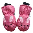 thumbnail image 1 of Otqutp Toddlers Winter Mittens,Non-Slip Snow Gloves Warm Ski Gloves for Baby Girls Boys Winter Gloves for Skiing Outdoor Activities(Pink,3-8 Years), 1 of 4