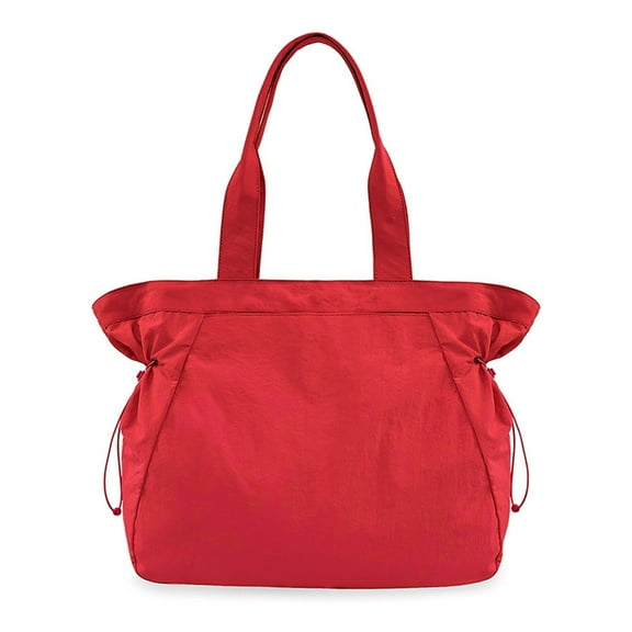 Otqutp Tote Bag for Women Lightweight Tote Bags for Girls with 18L Side Shopper Shoulder Bag Handbag for Teen Girls Travel(Red,One Size)