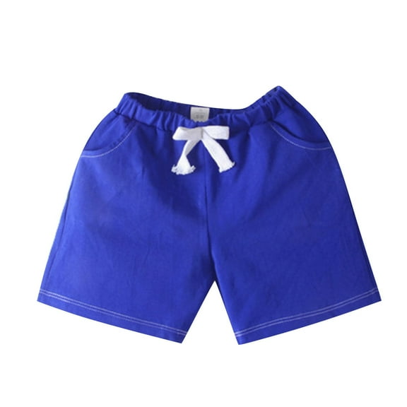 Otqutp Unisex Baby Pull On Shorts Children's Candy Colored Colored Cotton Shorts Sports Pants Spring Summer Elastic Waist Comfortable Casual Student Kindergarten Boys and Girls Shorts