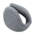 thumbnail image 1 of Otqutp Unisex Fashion Ear Cover Winter Warm Earmuffs Soft and Warm Knitted Plush Earmuffs Cold Earmuffs for Men Women Outdoor Activities(Grey,One Size), 1 of 4