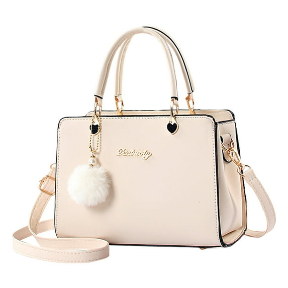 Otqutp Women Tote Bag Fashion Handbags Ladies Leather Tote Bag Purse and Handbags Satchel Shoulder Bags Tote Leather Bag for Ladies(Beige,One Size)