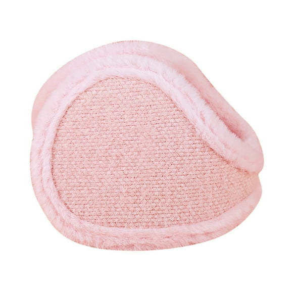 Otqutp Women's Birthday Ear Cover Winter Warm Earmuffs Soft and Warm Knitted Plush Earmuffs Cold Earmuffs for Men Women Outdoor Activities(Pink,One Size)