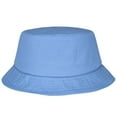 thumbnail image 1 of Otqutp Women's Casual Caps Bucket Hat Cotton Fishing Brim visor Men Sun Hats Travel Beach Fisherman Cap Camping Cap for Cold Weather(Light blue,), 1 of 1
