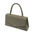 thumbnail image 1 of Otqutp Women's Fashion Suede Bag Top Handle Handbag Wedding Evening Bag Clutches Wedding Purses Lightweight Prom Handbags(Khaki,One Size), 1 of 1