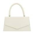 thumbnail image 1 of Otqutp Women's Fashion Suede Bag Top Handle Handbag Wedding Evening Bag Clutches Wedding Purses Lightweight Prom Handbags(White,One Size), 1 of 1
