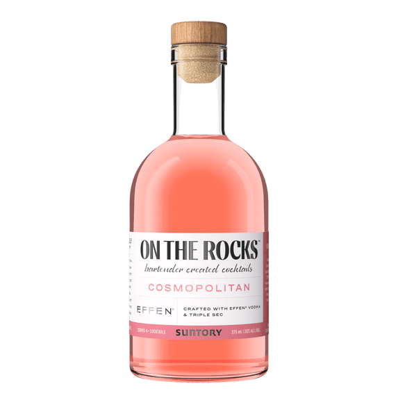 Otr-On the Rocks The Cosmopolitan Crafted with Effen Vodka Cranberry Cocktail, 375 ml Bottle, 20% ABV