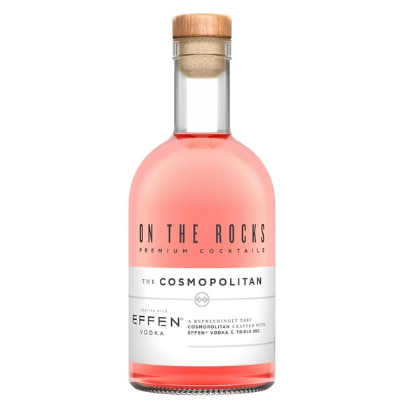 Otr-On the Rocks The Cosmopolitan Crafted with Effen Vodka Cranberry Cocktail, 375 ml Bottle, 20% ABV