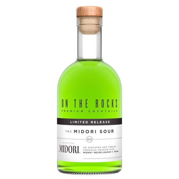 Otr-On the Rocks The Midori Sour Limited Release Melon Cocktail, 375 ml Bottle, ABV 20.0%