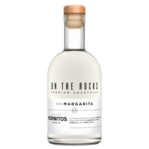 Otr-On the Rocks the Margarita Crafted with Hornitos Plata Tequila Citrus, 375 ml Bottle, ABV 20.0%