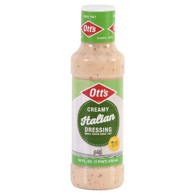Ott's Creamy Italian Salad Dressing, 16 oz