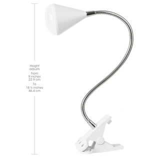 OttLite LED Desk Organizer Lamp with Wireless Charging Stand, White