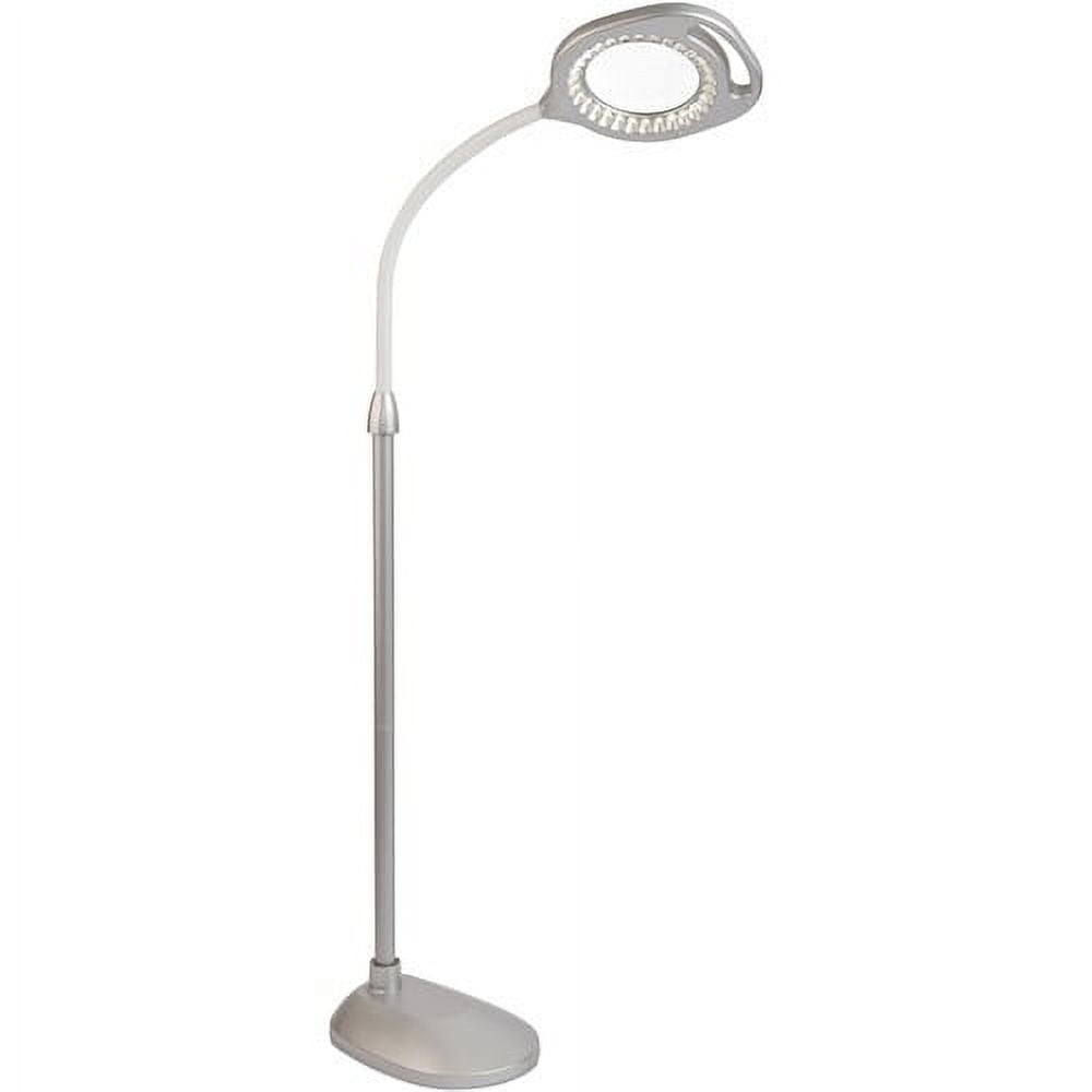 Ott-Lite L24554 Task Plus High-Definition 24-Watt Floor Lamp, Dove