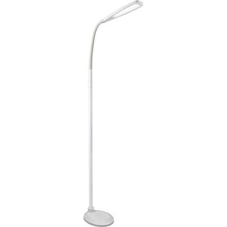 OttLite - Natural Daylight LED Flex Floor Lamp - White