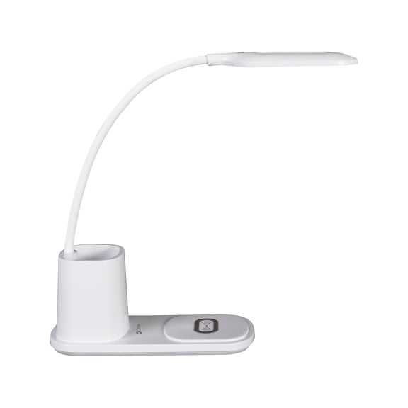 OttLite Organizer LED Desk Lamp 15" White (7QC00W)