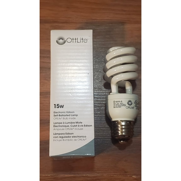 OttLite Replacement Edison Bulb 15w 900lm ED15-S