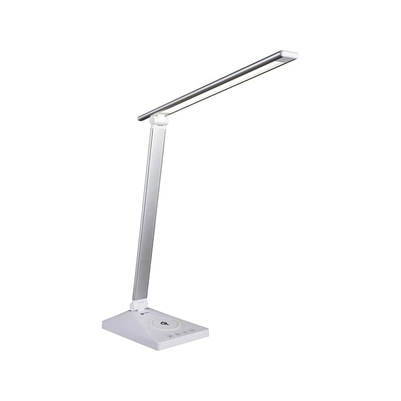 OttLite Wellness Entice LED Desk Lamp 22" White/Silver (CSDQA02W-SHPR)