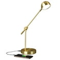 thumbnail image 1 of OttLite Wellness Series Direct LED Desk Lamp, Brass, Metal, 1 of 6