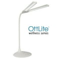 thumbnail image 1 of OttLite Wellness Series Pivot LED Desk Lamp with Dual Shades, Touch Activated Controls, Gradual Dimmer, for Working, Crafting, Sewing, Studying, White, 1 of 8