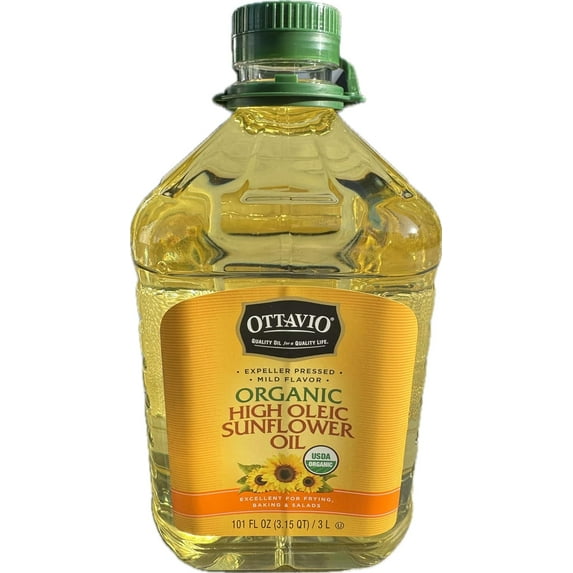 Ottavio Organic High Oleic Sunflower Oil 3L