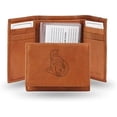 thumbnail image 1 of Ottawa Hockey Senators Brown Leather Embossed Trifold Wallet, 1 of 6