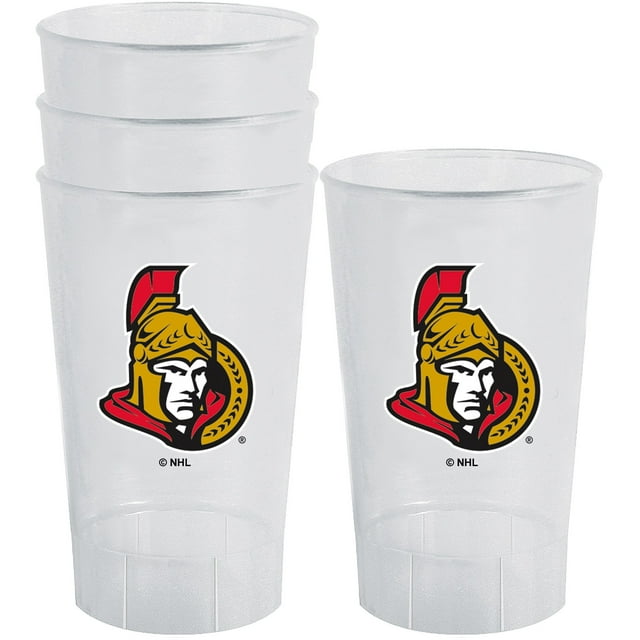 Ottawa Senators 16oz. Acrylic Tumblers 4-Pack Set