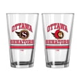 thumbnail image 1 of Ottawa Senators 16oz. Pint Glass Two Pack, 1 of 1