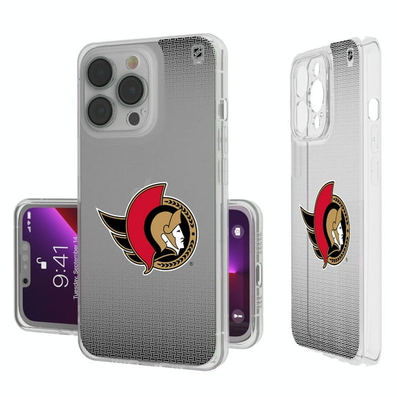 Ottawa Senators Linen Logo iPhone Clear Case