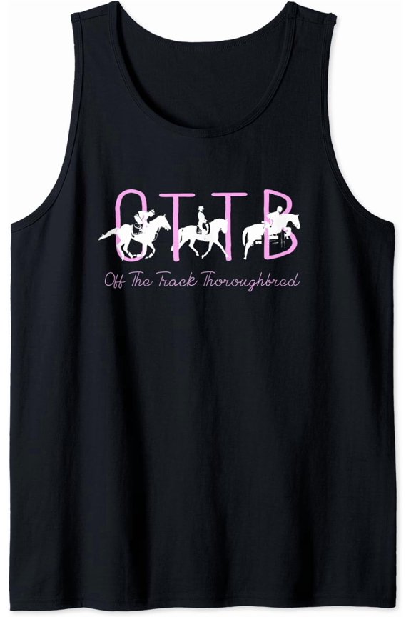Ottb Off Track Thoroughbred Horse Equestrian Tank Top Size S-3XL