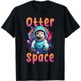 thumbnail image 1 of Otter Animal Kids & Adult - Otter Space T-Shirt, 1 of 5