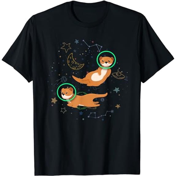 Otter Astronaut - Sea Otters - Otter Cosmonaut - Space Otter T-Shirt