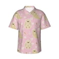 thumbnail image 1 of Otter Hawaiian Shirts For Men, Summer Short-Sleeve Relaxed-Fit Button-Down Shirts Small, 1 of 1