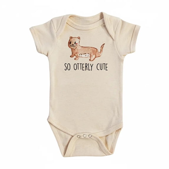 Otter Newborn Gift Baby Bodysuit