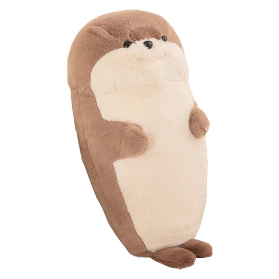 Otter Plush Toy 20 Inch Soft Sea Otter Stuffed Animal Pillow Cuddly Fluffy Ocean Creature Sleeping Buddy for Ocean Lovers Brown Single Pack