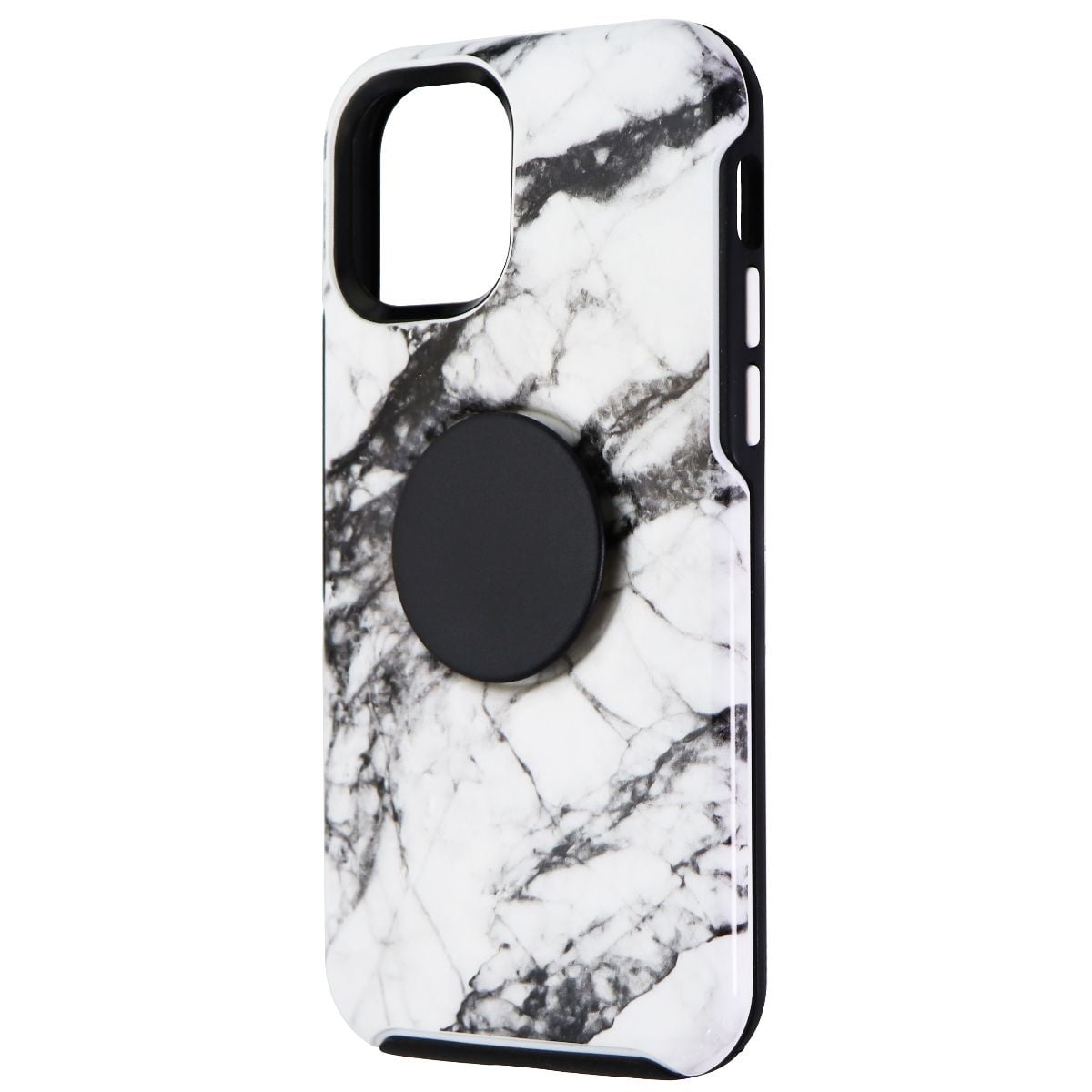 12 White - Symmetry iPhone + 12 for & Pop Otter Pro Case Marble Series