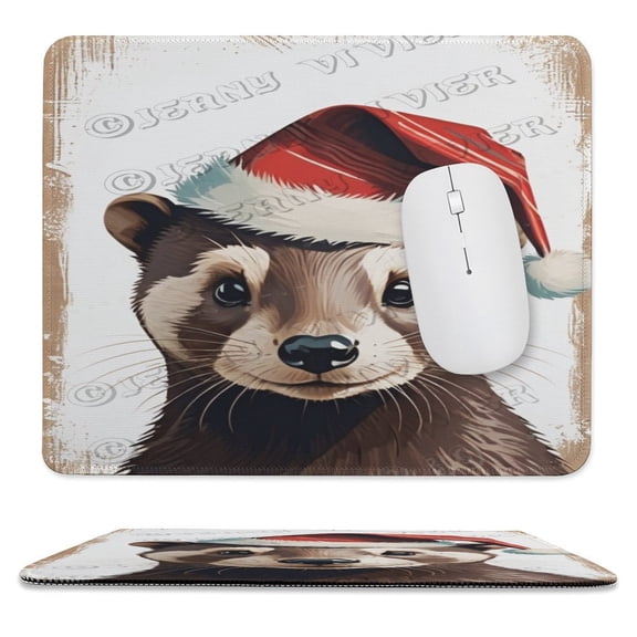 Otter Printed Mouse Pad, 10"x12", Premium Mouse pad,Non-Slip Rubber Base Mouse pad