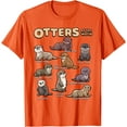thumbnail image 1 of Otter Sea Animals of the World Chibi Educational Softstyle Unisex T-Shirt,Orange Color,Size 3T, 1 of 5