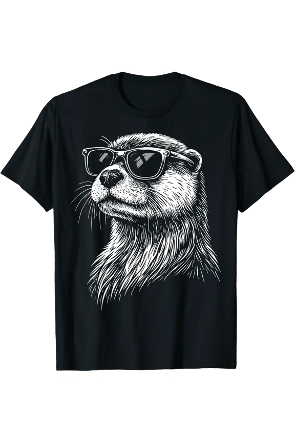 Otter Sunglasses T-Shirt