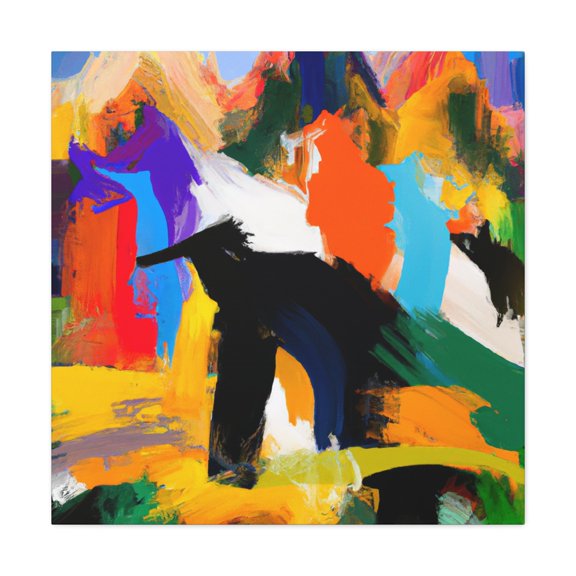 "Otter's Expressionistic Journey" - Canvas