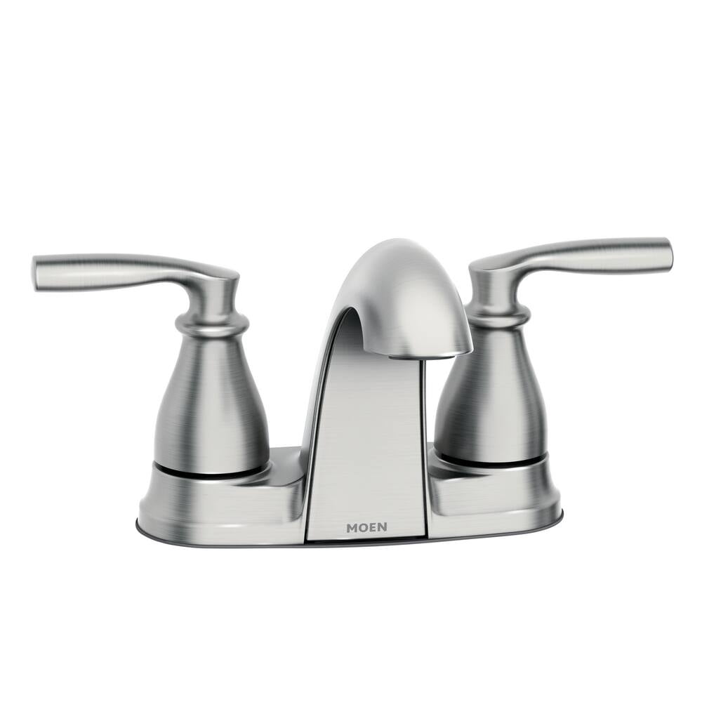 Moen 84532SRN Hilliard 1.2 GPM Centerset Bathroom Faucet - Nickel