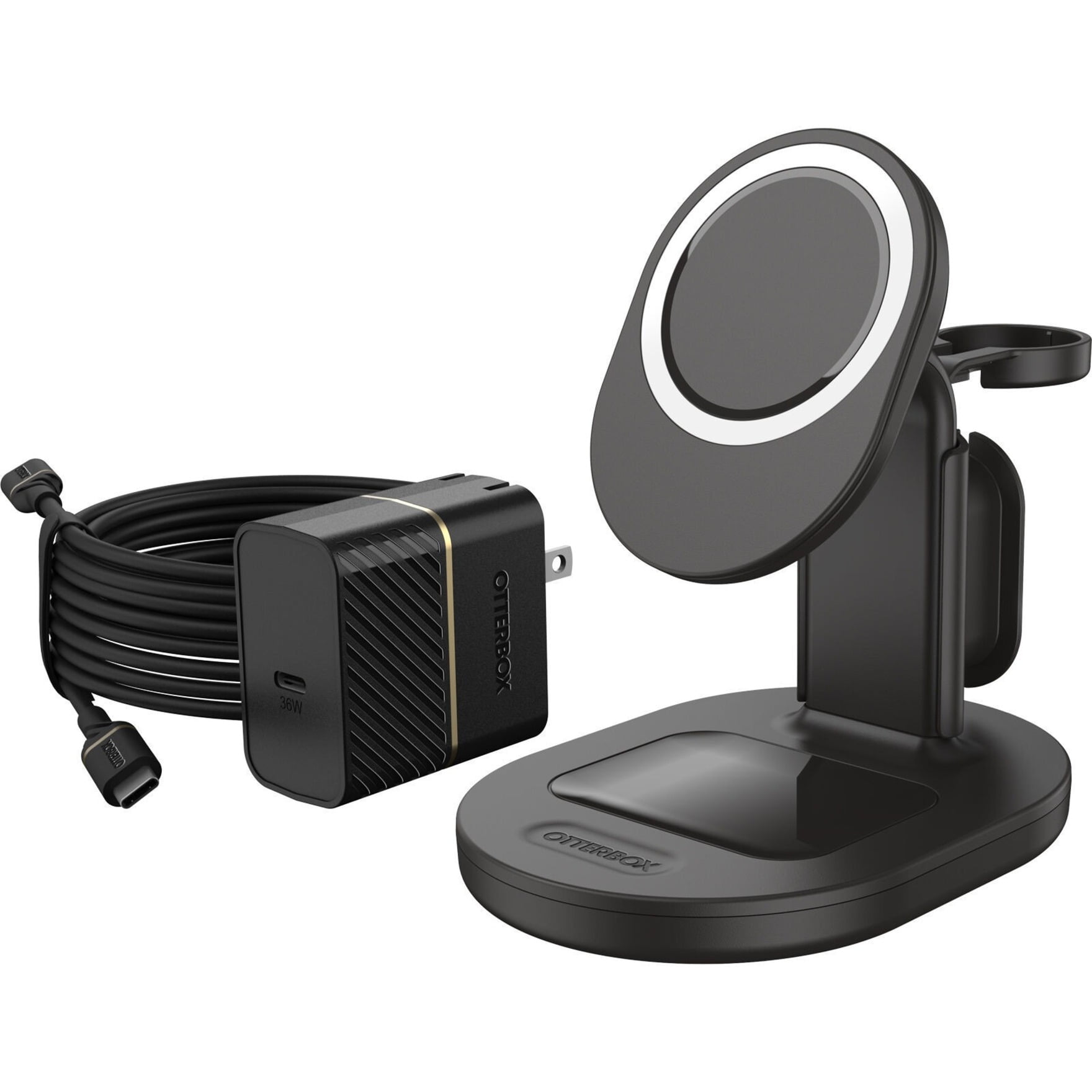 OtterBox Wireless 3-in-1 Charger Stand for iPhone with MagSafe