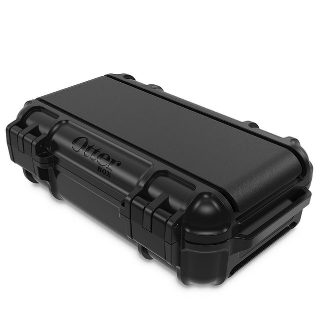 OtterBox 3250 Series 0.9 Liter Small Lockable Waterproof Storage Drybox, Black