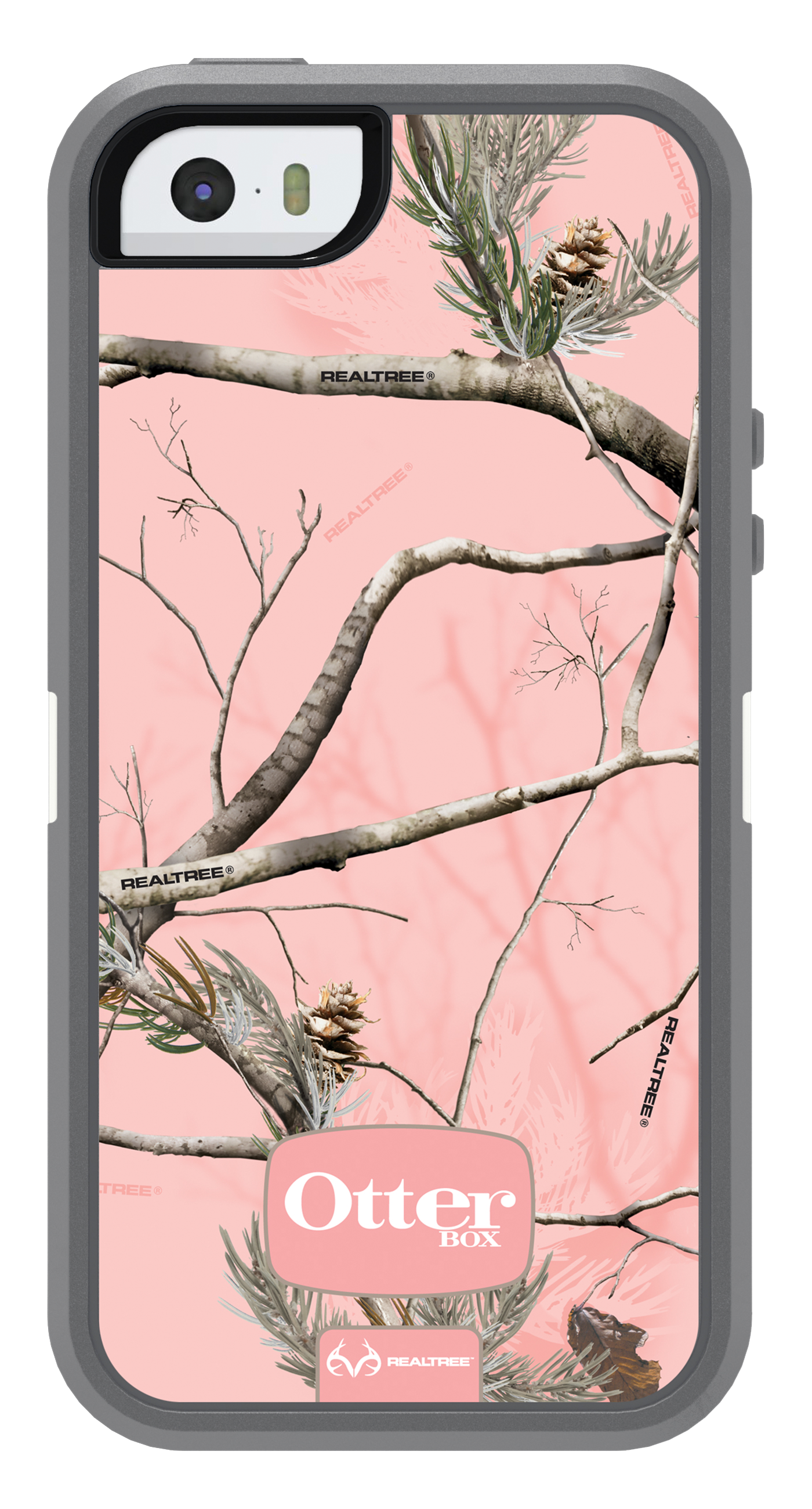 OtterBox 7722522 Defender Case for iPhone 5/5s Realtree Camo AP Pink - image 1 of 10