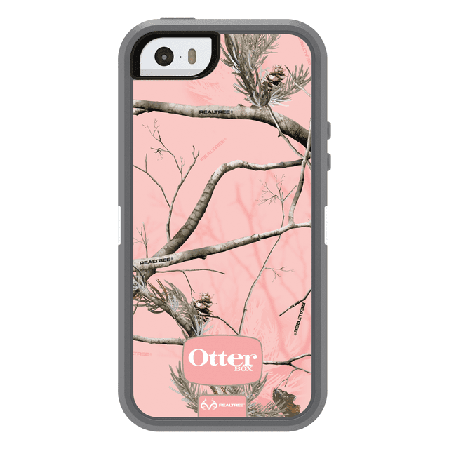 OtterBox 7722522 Defender Case for iPhone 5/5s Realtree Camo AP Pink