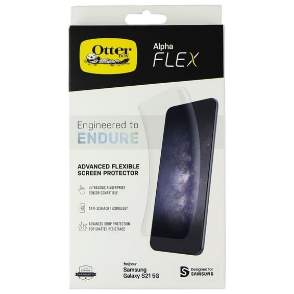OtterBox Alpha Flex Advanced Flexible Screen Protector for Samsung Galaxy S21 5G