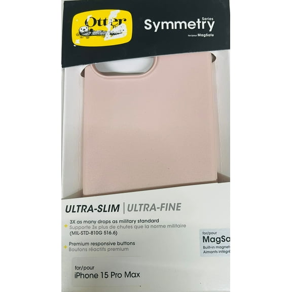 OtterBox Apple  Symmetry Series Case with MagSafe For iPhone 15 Pro Max-Ballet Shoes