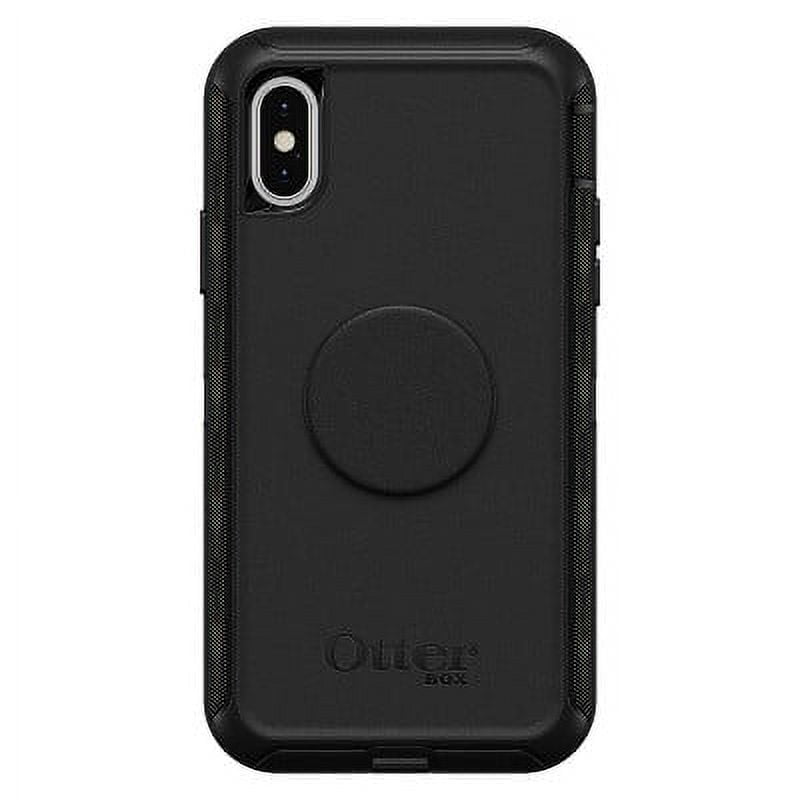 OtterBox iPhone X/XS Otter + Pop Defender Case, Black, With PopTop