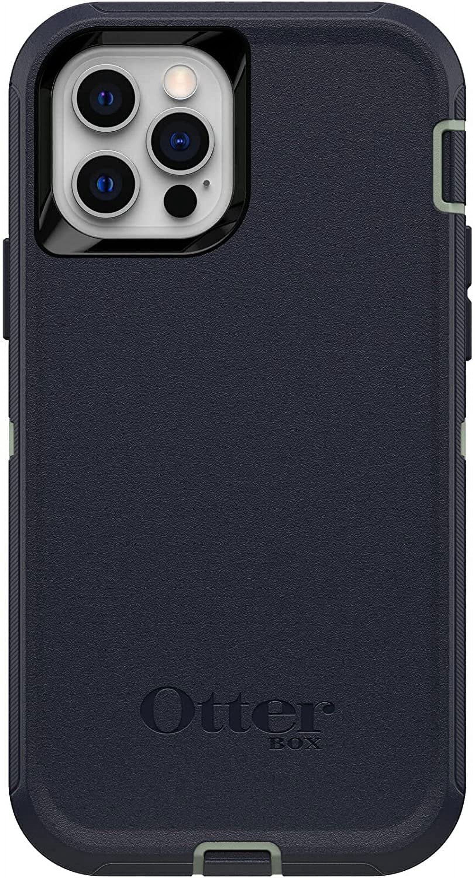 OtterBox Back Cover Case for iPhone 12 & iPhone 12 Pro, Varsity Blues Sage