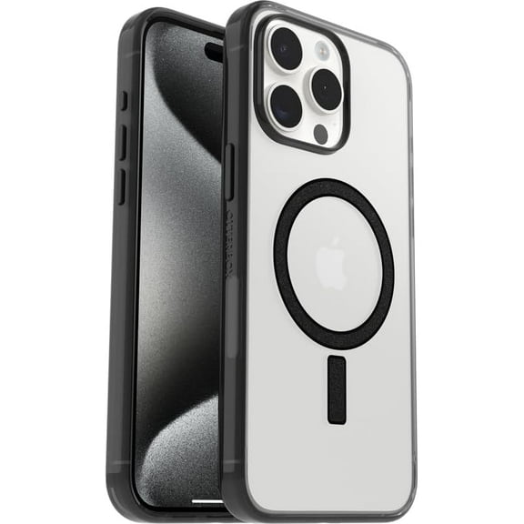 OtterBox - Clear iPhone 15 Pro Max Case - Made for Apple MagSafe, Scratch-Resistant Protective Phone Case, Sleek & Pocket-Friendly Profile (Manta Ray)